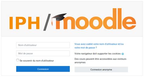 moodle cph|moodle iph connexion.